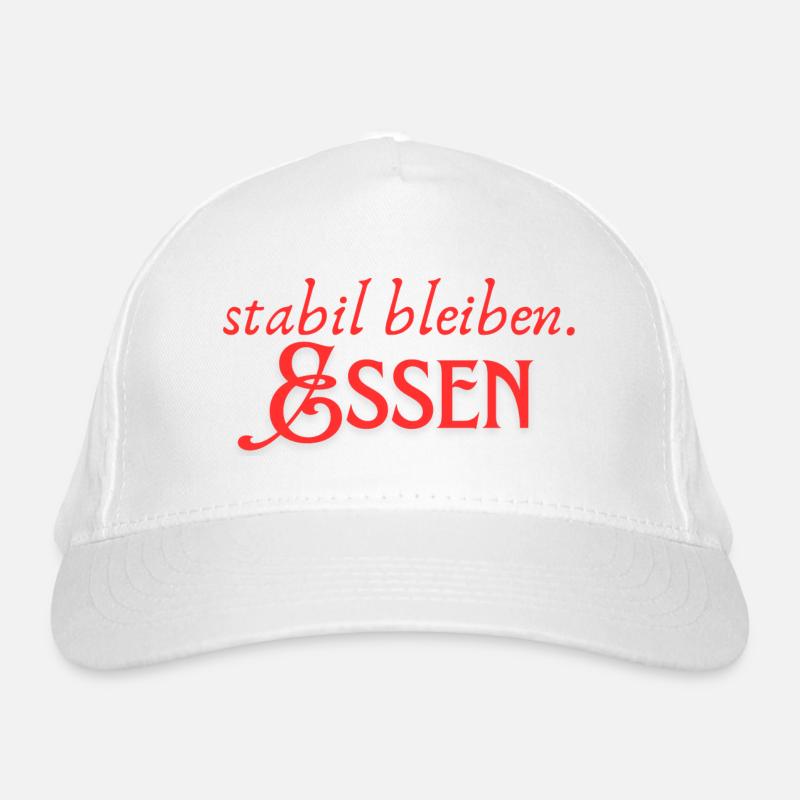 Stabil bleiben Essen Bio-Baseballkappe