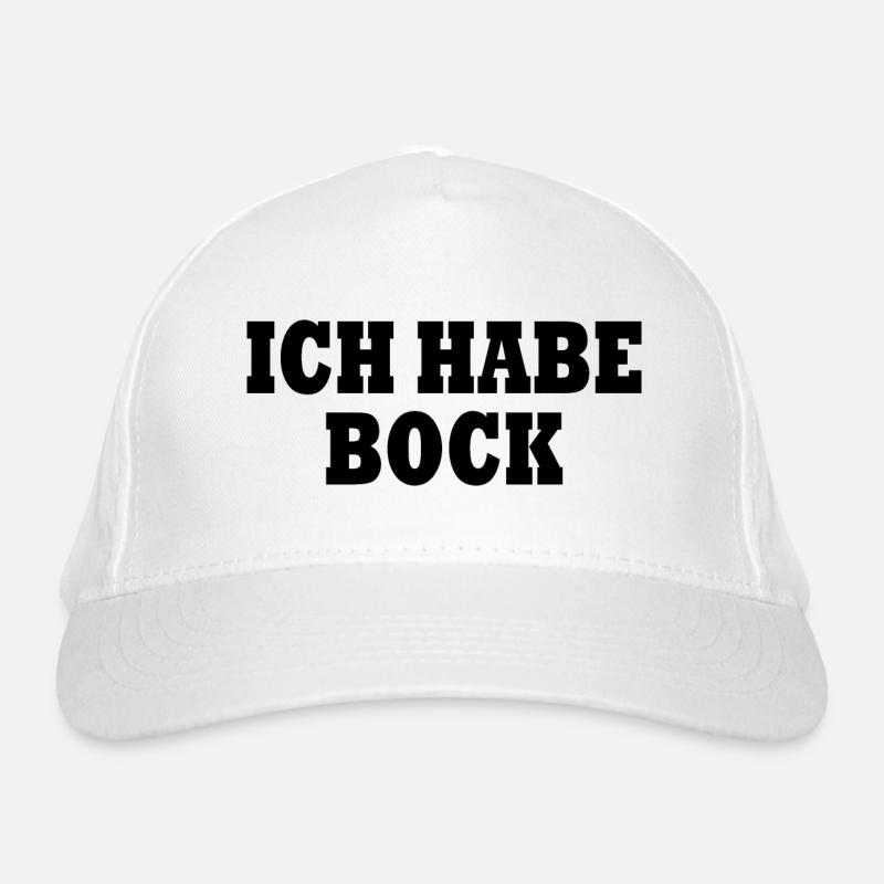 Ich habe bock Bio-Baseballkappe
