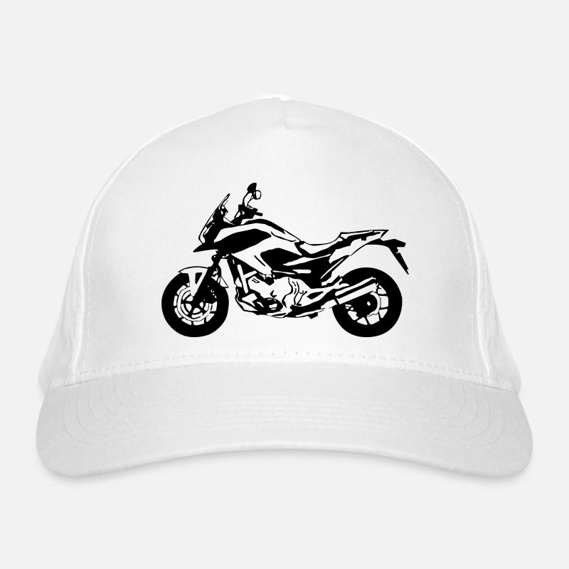 motorcycle rounder Organic Baseball Cap