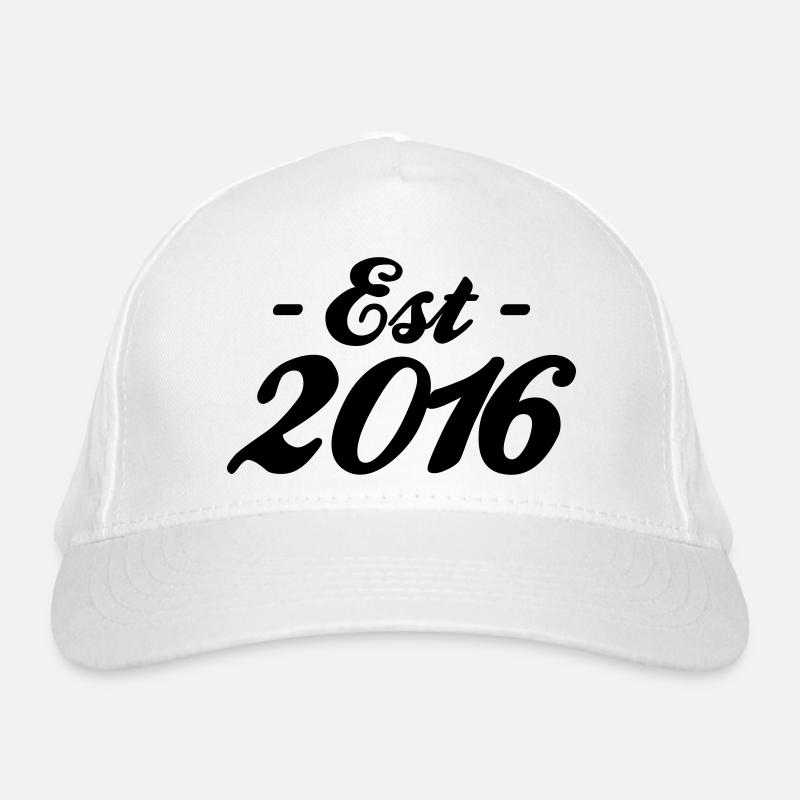 established 2016 Casquette classique bio