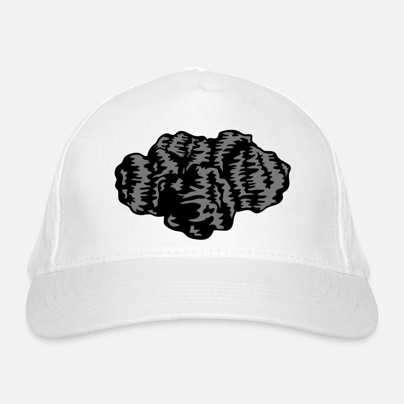 Beaucoup de morceaux de charbon Casquette classique bio