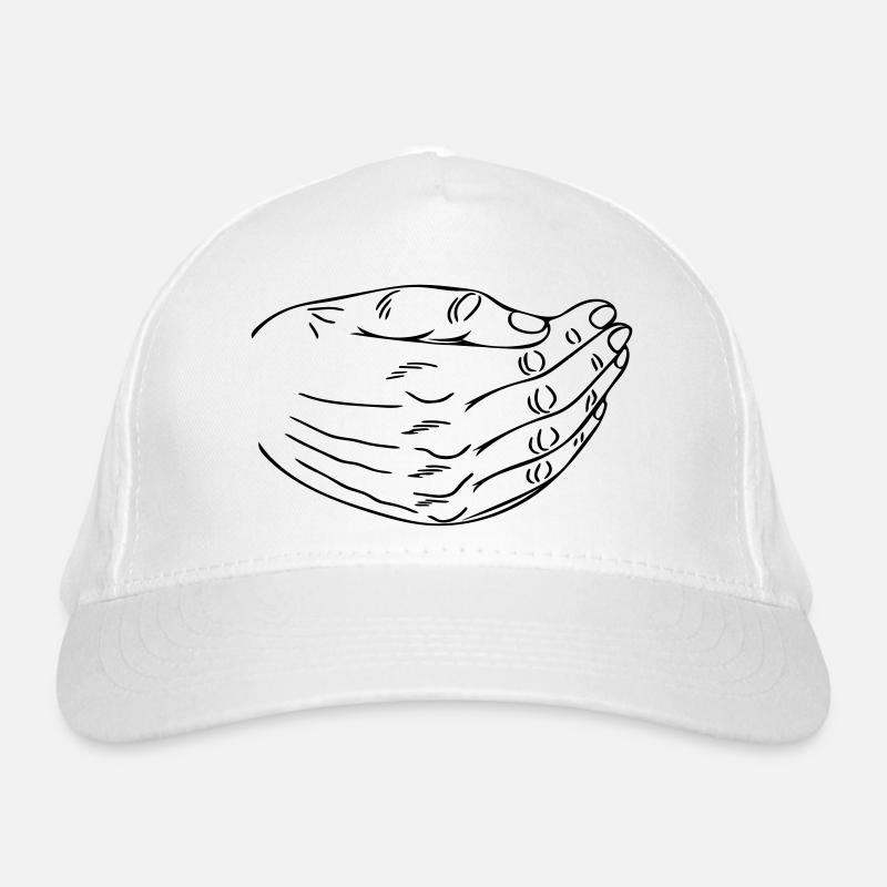 La main sur la bouche Casquette classique bio