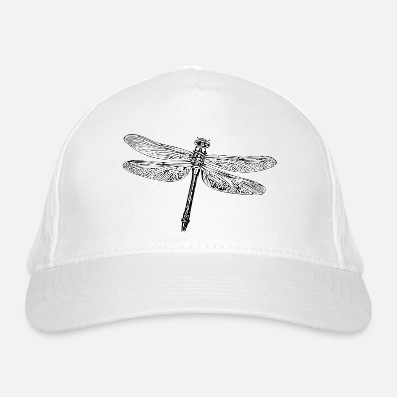 Fliegende Libelle Bio-Baseballkappe