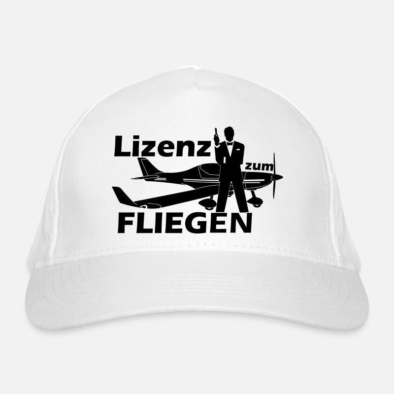 lizenz motorflug Bio-Baseballkappe