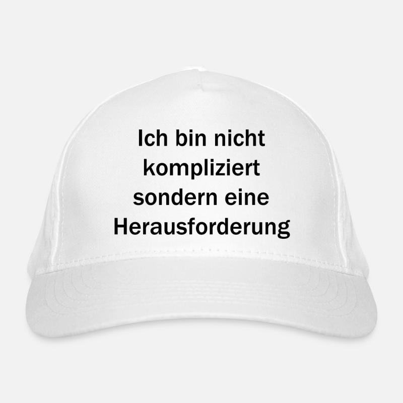 Ich bin nicht kompliziert Bio-Baseballkappe