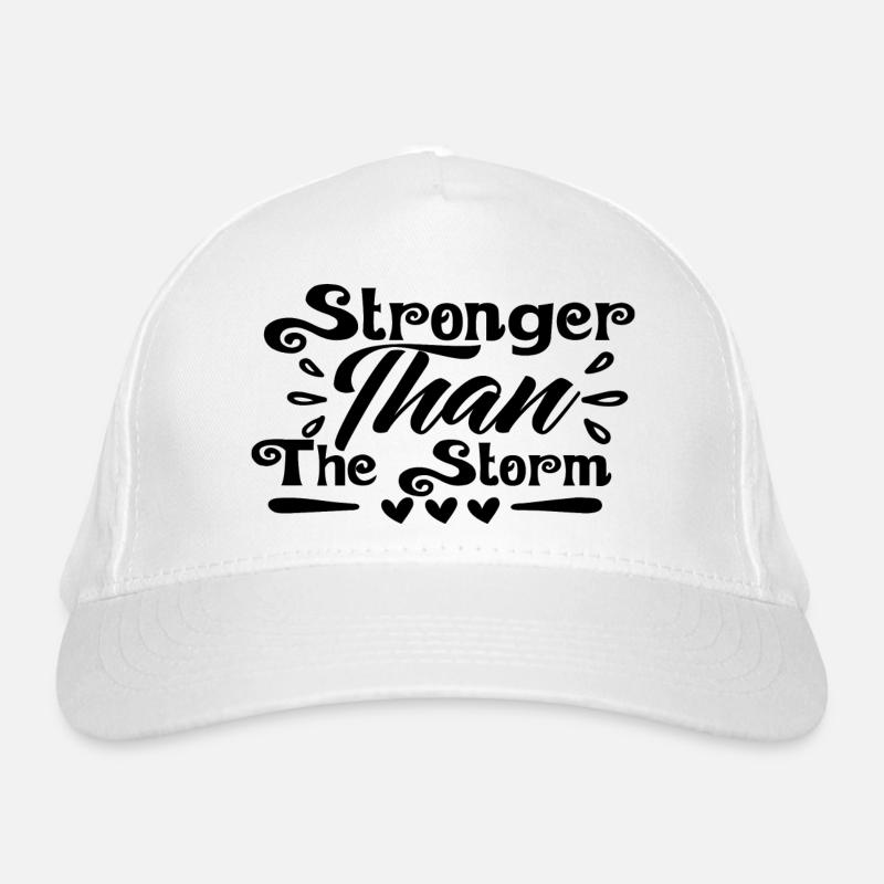 Plus fort que la tempête Casquette classique bio