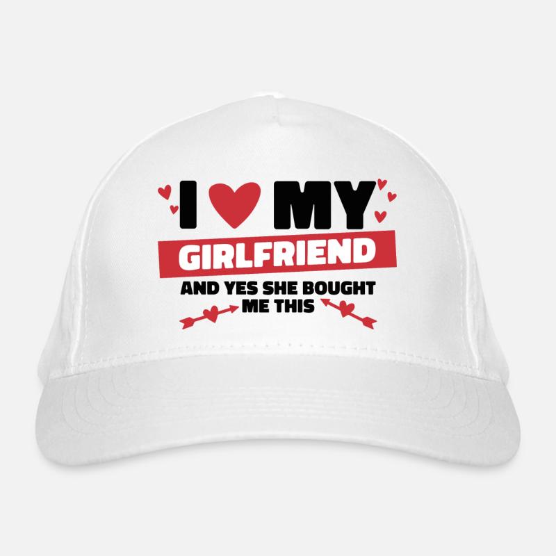 I love my girlfriend Organic Baseball Cap