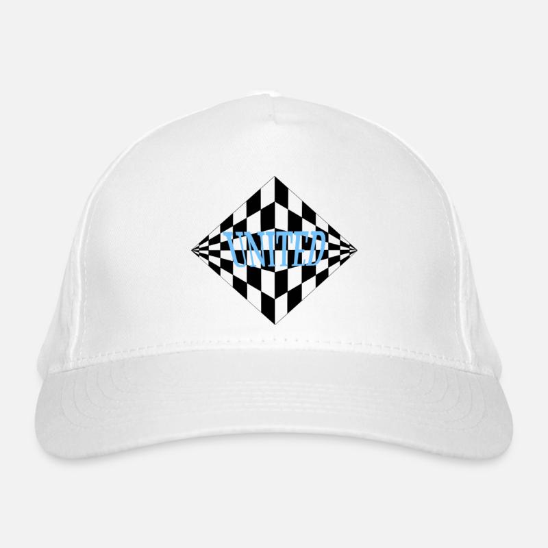 United Chess Patterns Organic Baseball Cap