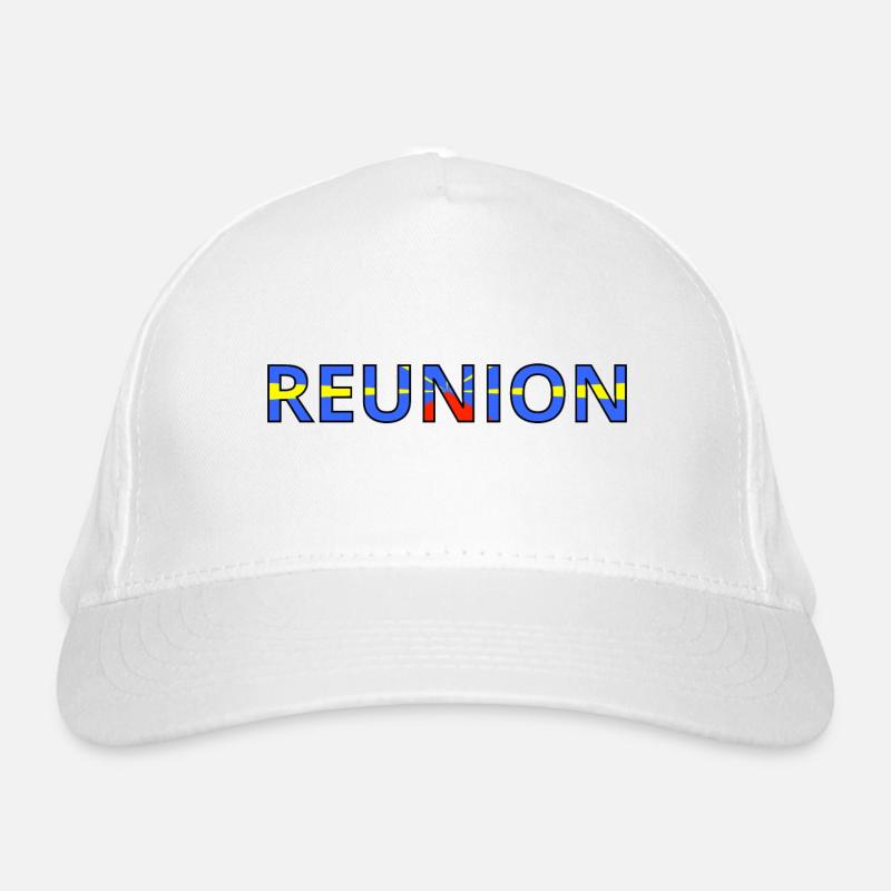 Drapeau Réunion Casquette classique bio