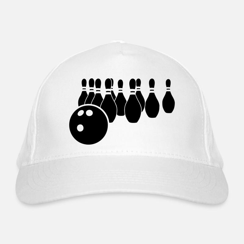 Bowling-Logo Bio-Baseballkappe