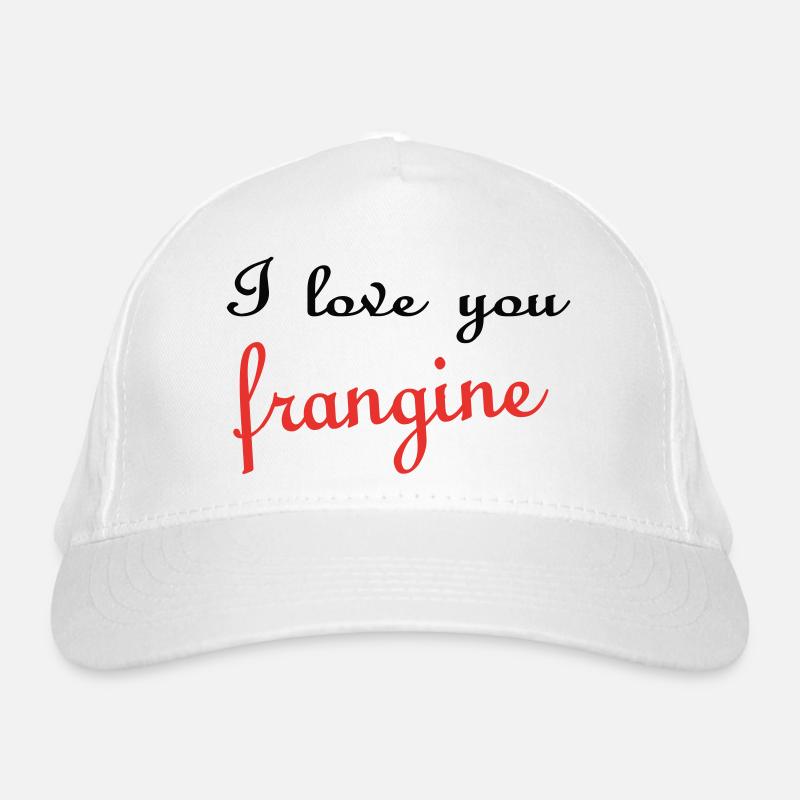 I love you FRANGINE Casquette classique bio