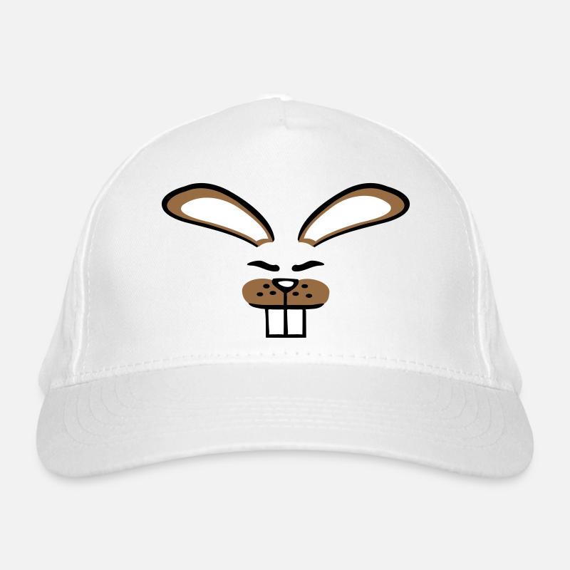 Lapin Lapin Dessin animé Petit Animal Mignon Casquette classique bio