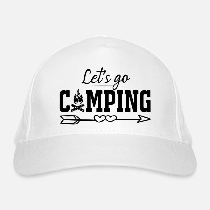 Let's go camping Organic Baseball Cap