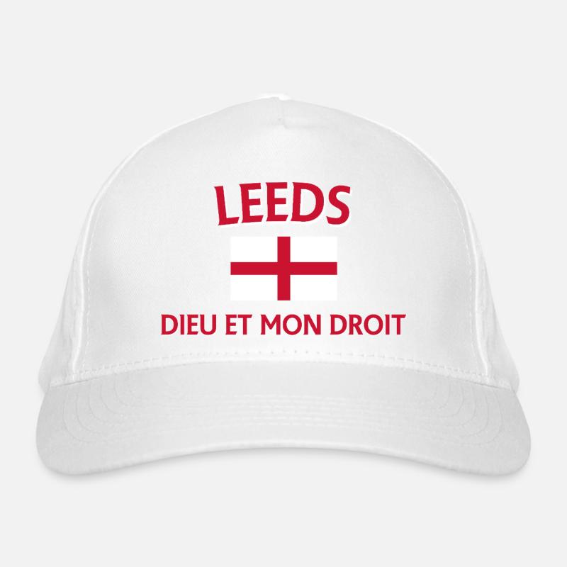 Conception du drapeau croisé de Leeds Casquette classique bio