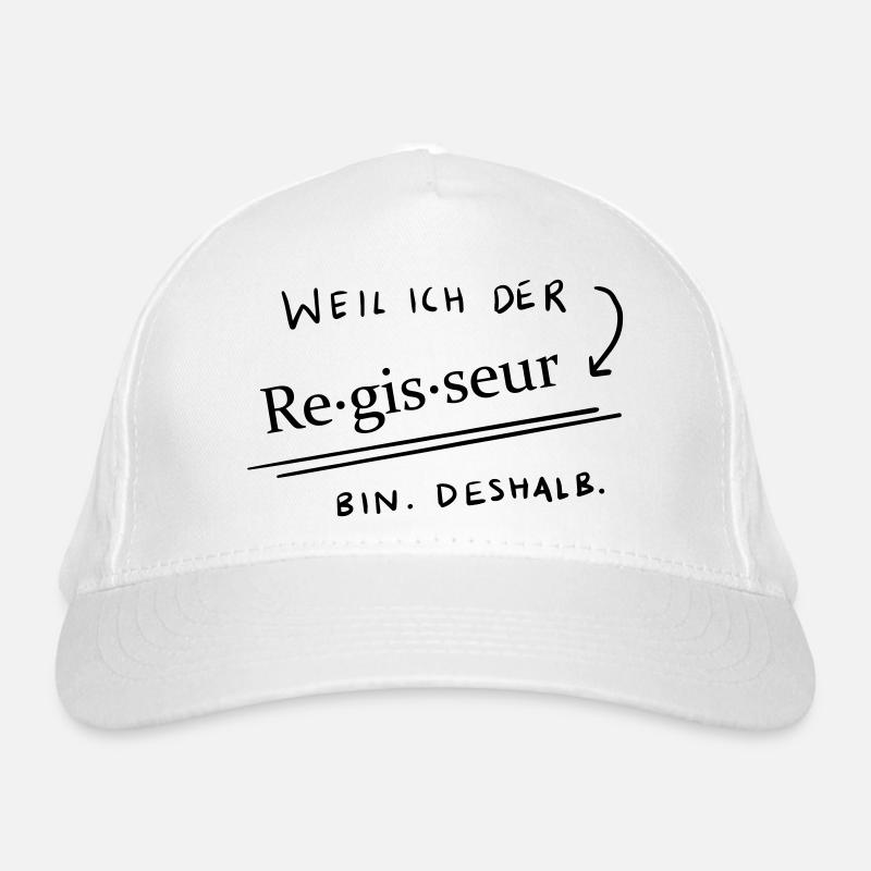 Parce que... Je suis le directeur 2 - Casquette classique bio - blanc