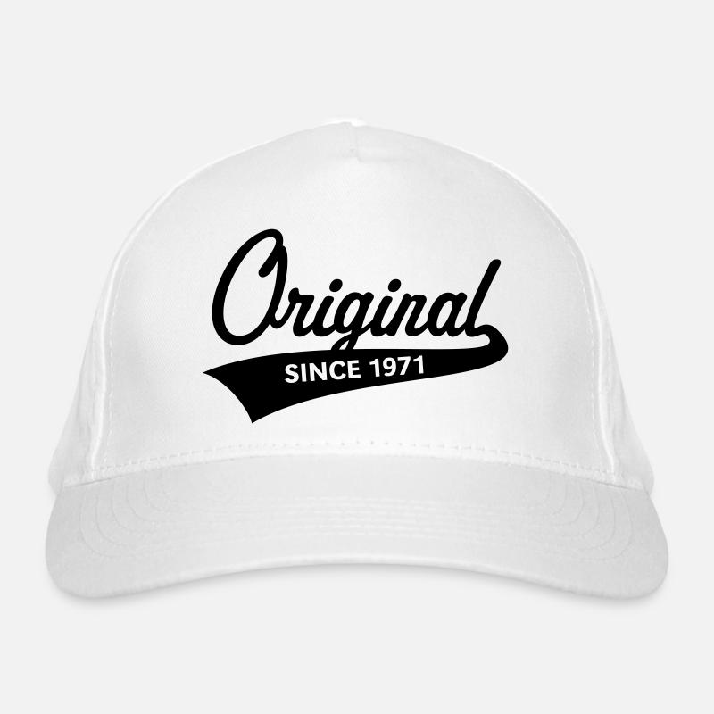 Original depuis 1971 (année de naissance, date de naissance / B) Casquette classique bio