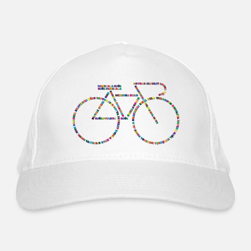 Bicycle languages V1 Organic Baseball Cap