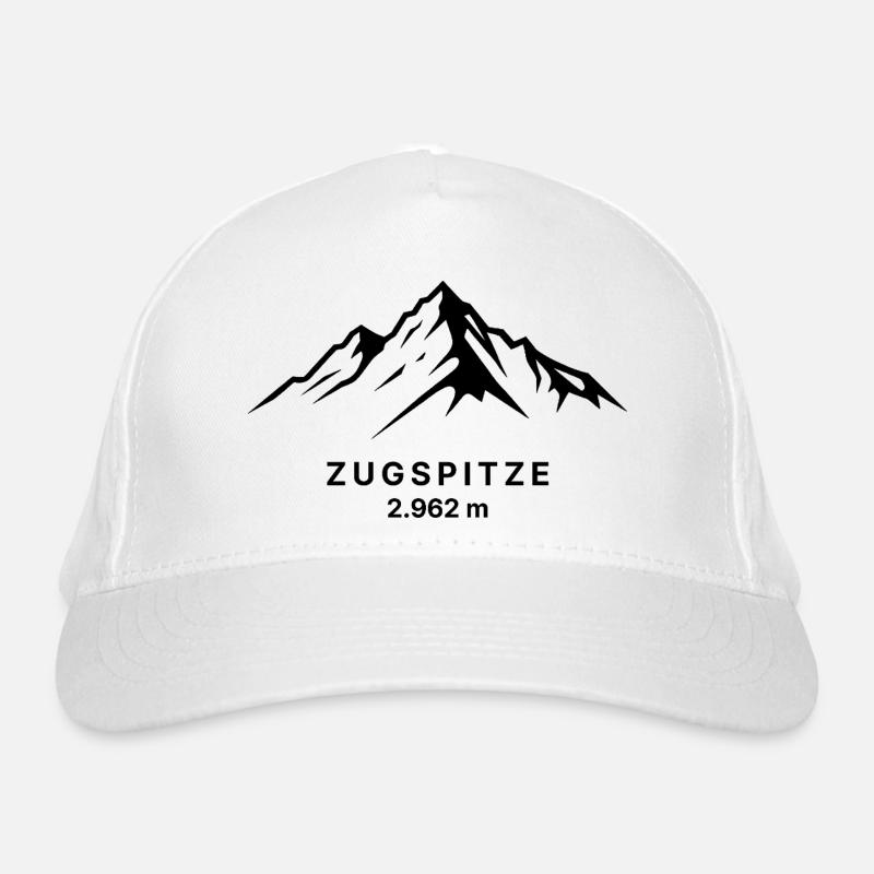 Mountain silhouette evening light Organic Baseball Cap