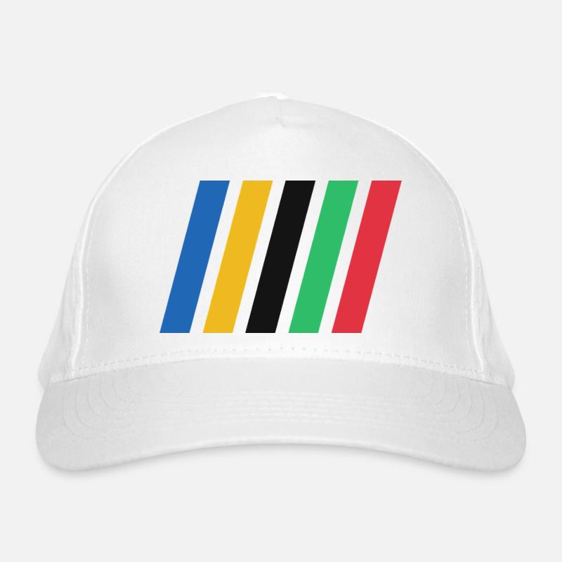 Bandes de couleur Casquette classique bio