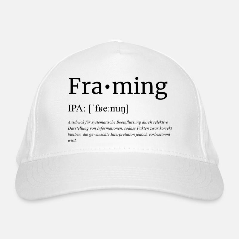 Framing Bio-Baseballkappe