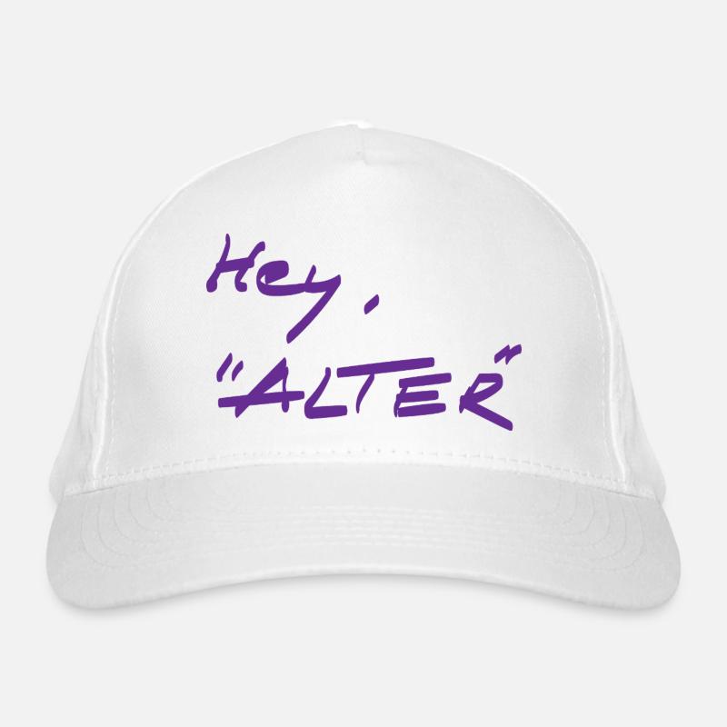 Greeting - different Organic Baseball Cap
