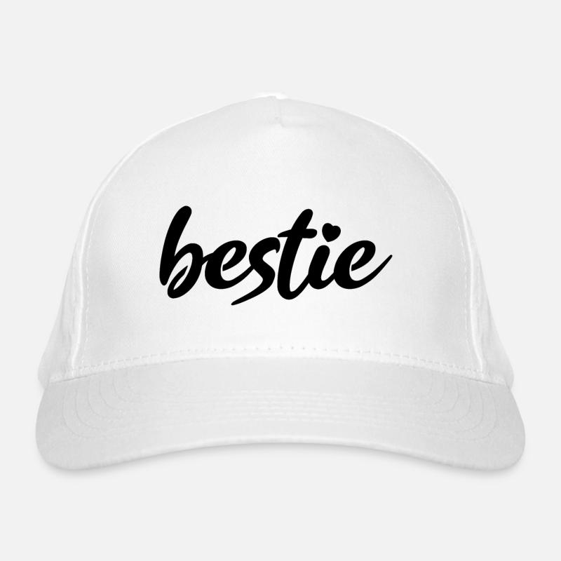 bestie Beste Bester Best Herzchen Bio-Baseballkappe