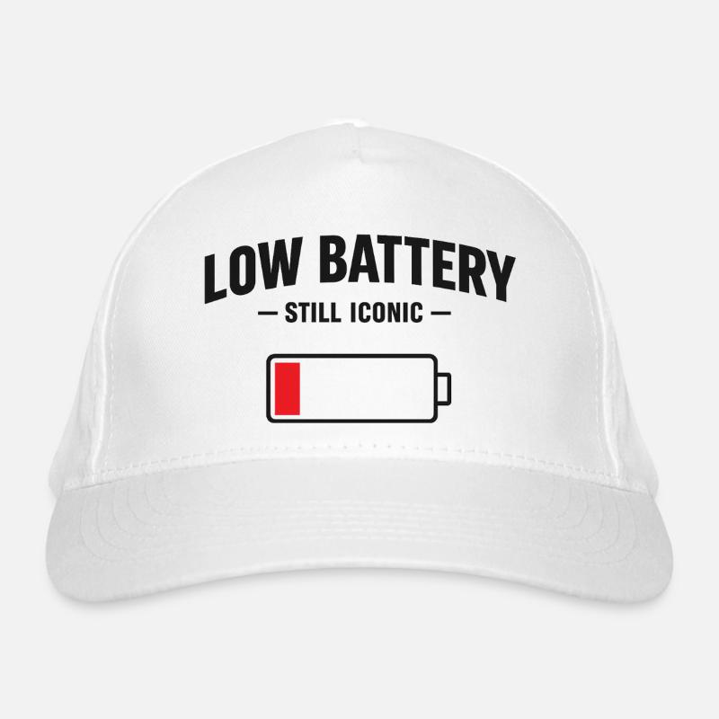 Low Battery Still Iconic Organic Baseball Cap