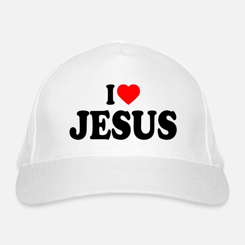 I love jesus Bio-Baseballkappe