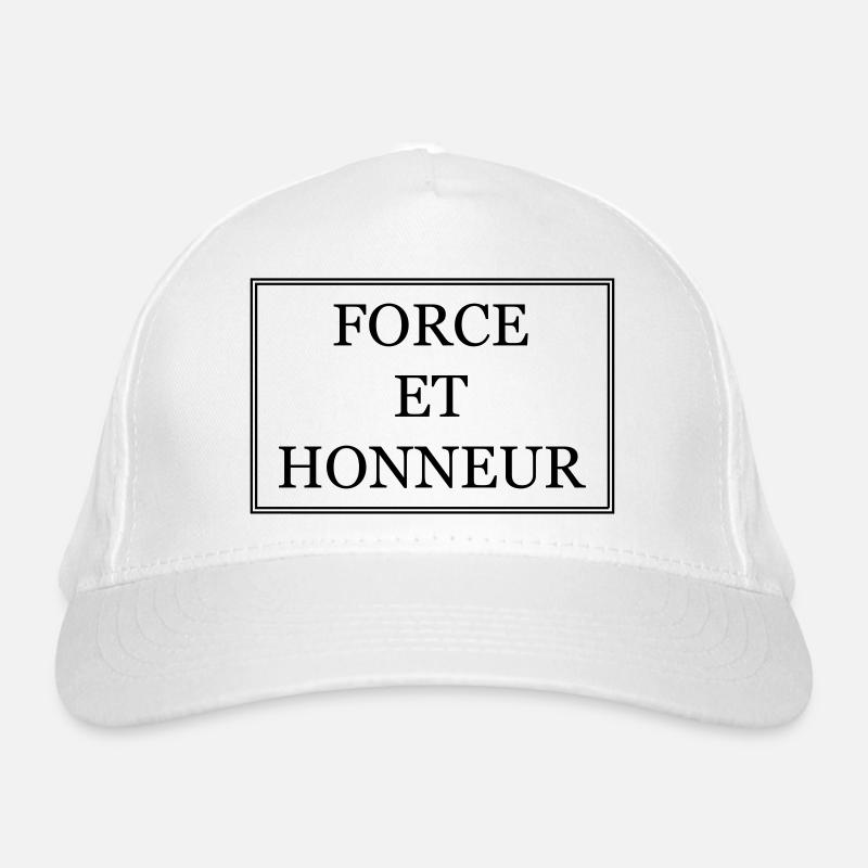 FORCE ET HONNEUR Casquette classique bio