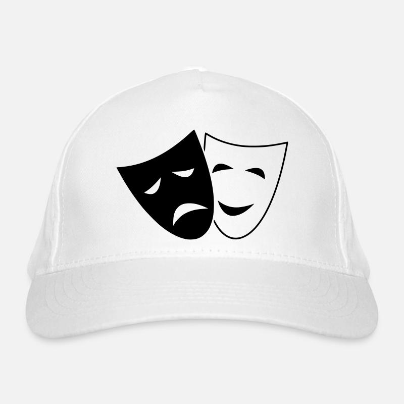 Comedy Theater Masken Idee Geschenk lustig traurig Casquette classique bio