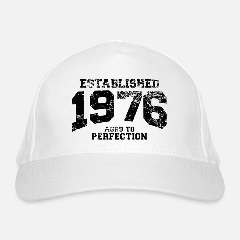 established 1976 - aged to perfection(fr) Casquette classique bio