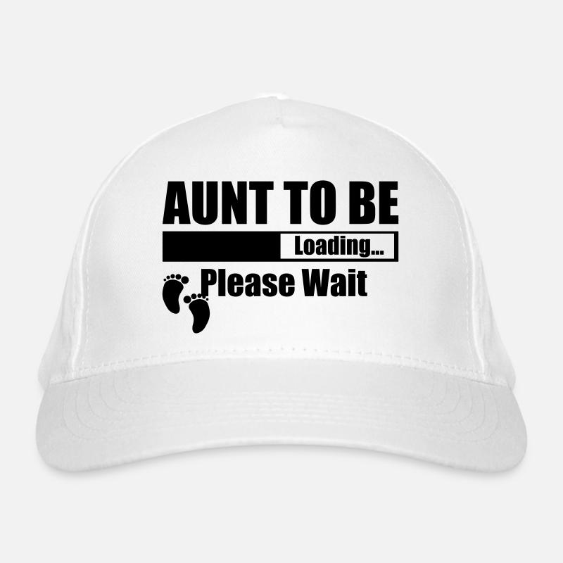 Aunt To Be Loading Please Wait Organic Baseball Cap
