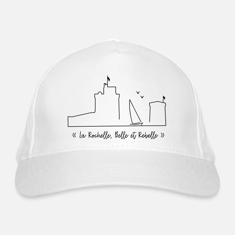 La Rochelle design marron - by Nicolas Poitevin Casquette classique bio