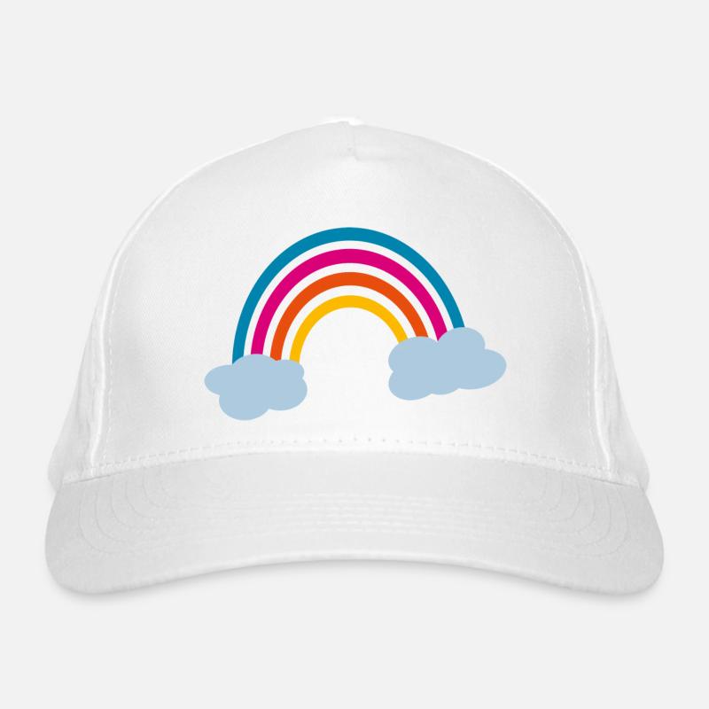 REGENBOGEN Bio-Baseballkappe