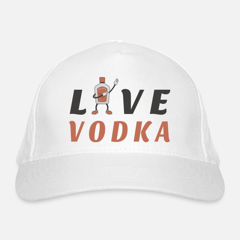 Liebe Wodka Bio-Baseballkappe