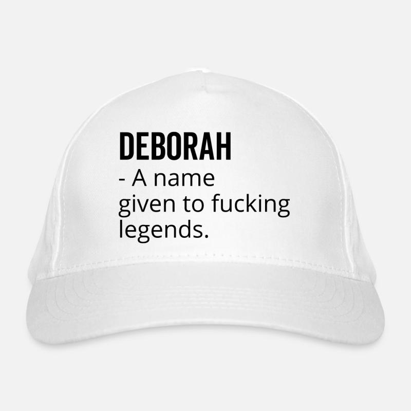 Deborah, ein Name, der Fucking Legends gegeben wurde Bio-Baseballkappe