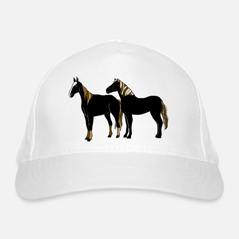 Chevaux Casquette classique bio