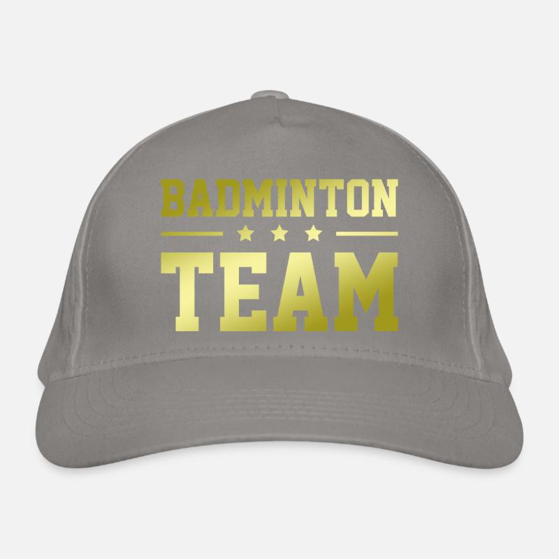 Badminton Team Organic Baseball Cap