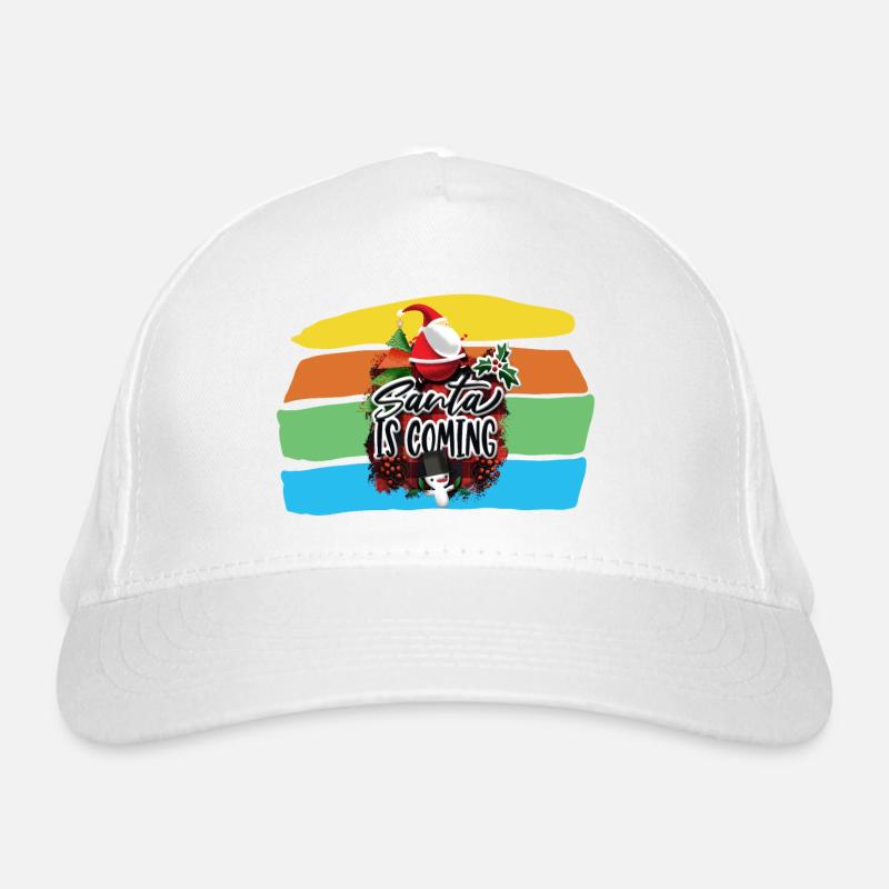 Le Père Noël arrive Casquette classique bio