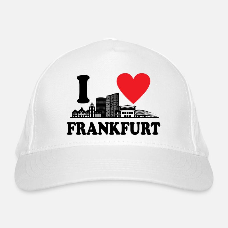 I love FFM Bio-Baseballkappe