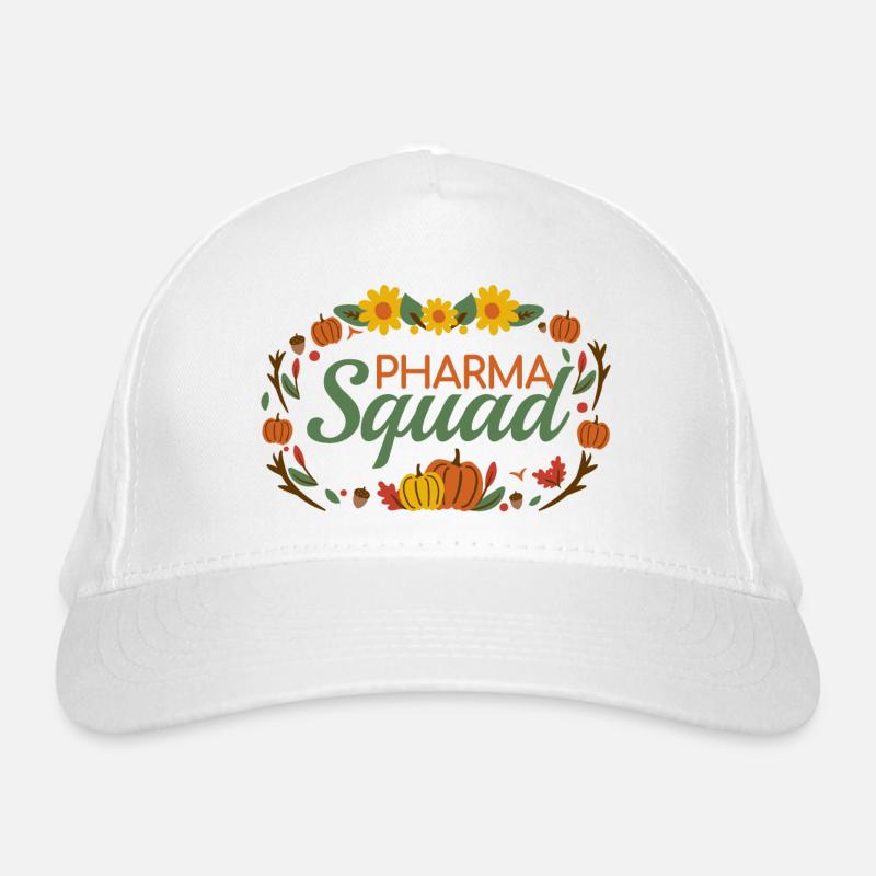 Apotheke | Pharma Squad herbstfarben Bio-Baseballkappe