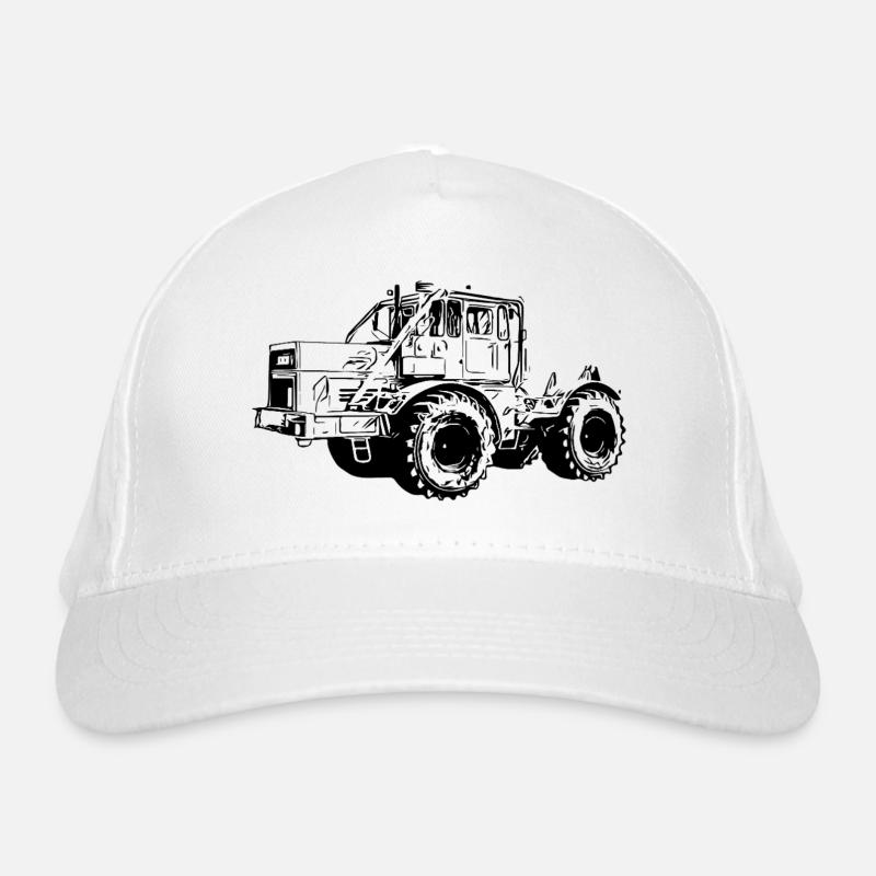Power Machine K700 Tractor Organic Baseball Cap