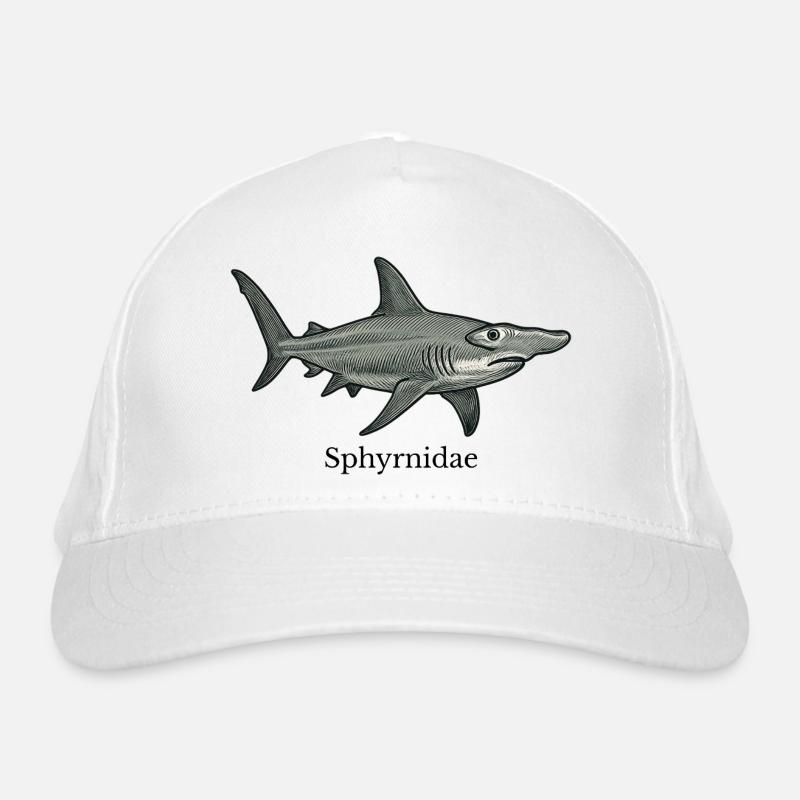 Motif de requin-marteau Sphyrnidae Casquette classique bio