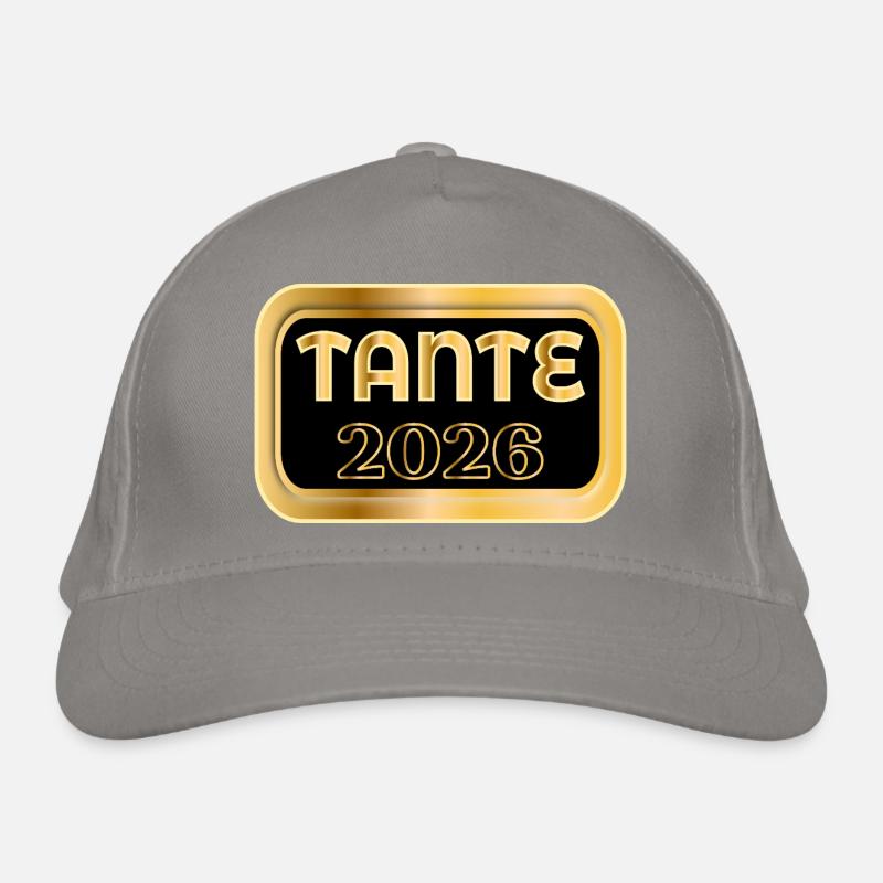 ANNONCE DU BÉBÉ D’AOÛT 2026 Casquette classique bio