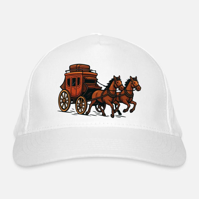 Scène de calèche Casquette classique bio