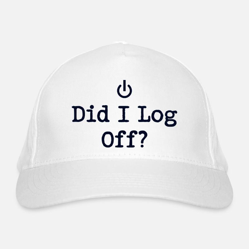 Est-ce que je me suis déconnecté ? Icône d’alimentation déconnectée Casquette classique bio