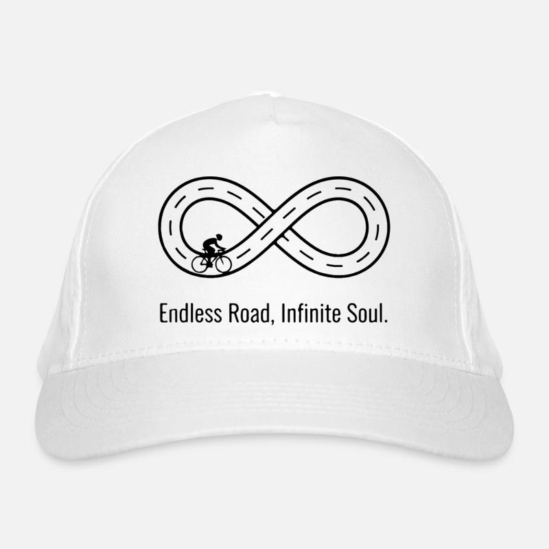 Endlose Straße, Unendliche Seele: Infinity Symbol Road Bio-Baseballkappe