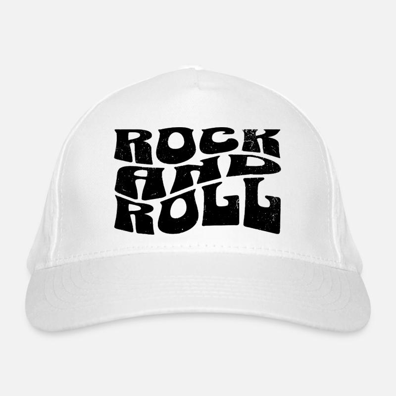 Conception du logo Rock and Roll Casquette classique bio
