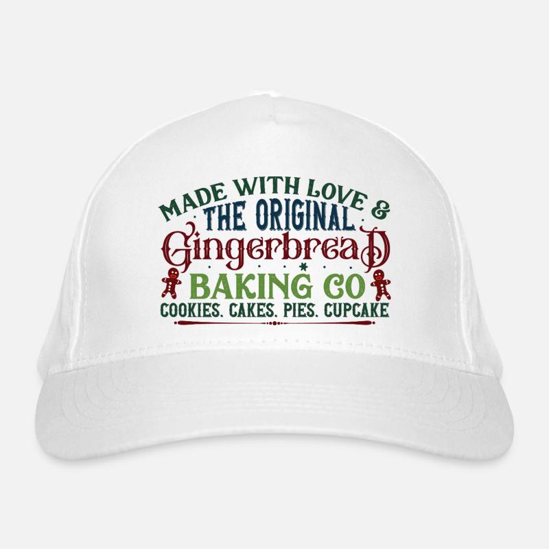 Gingerbread Original Baking Organic Baseball Cap