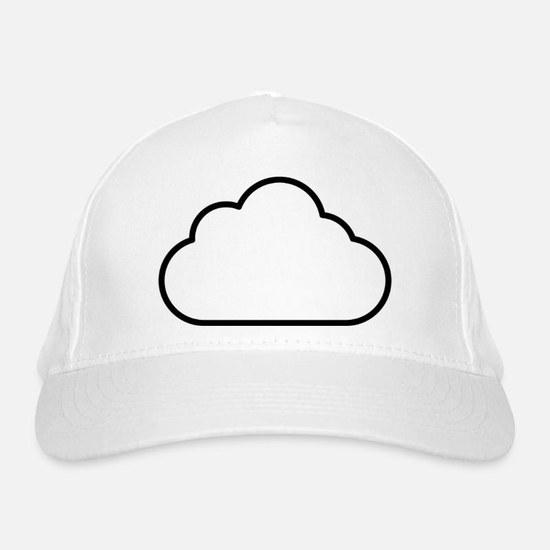 Cloud outline Organic Baseball Cap